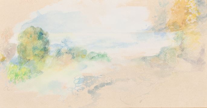 Pierre Auguste Renoir - Mediterranean Landscape | MasterArt